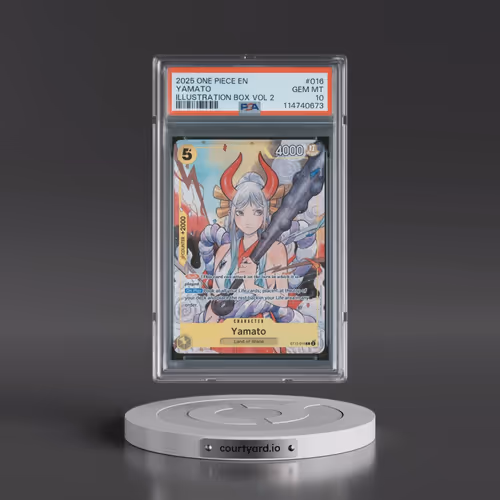 2025 One Piece Promos #016 Yamato - Illustration Box Vol 2 (PSA 10 GEM MINT)