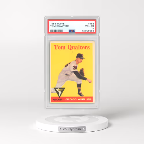 1958 Topps #453 Tom Qualters (PSA 4 VG-EX)