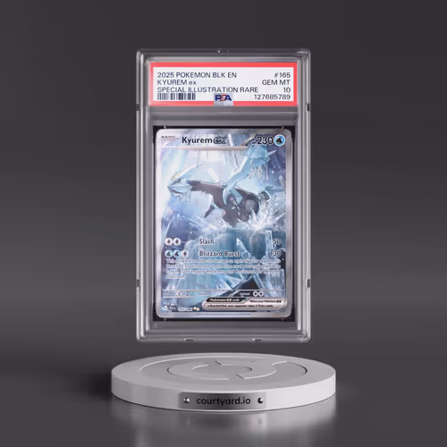 2025 Pokémon Blk EN-Black Bolt #165 Kyurem EX - Holo Special Illustration Rare (PSA 10 GEM MINT)