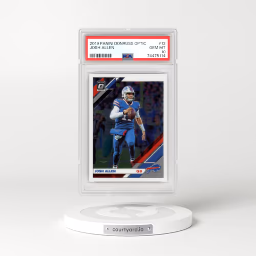 2019 Panini Donruss Optic #12 Josh Allen (PSA 10 GEM MINT)