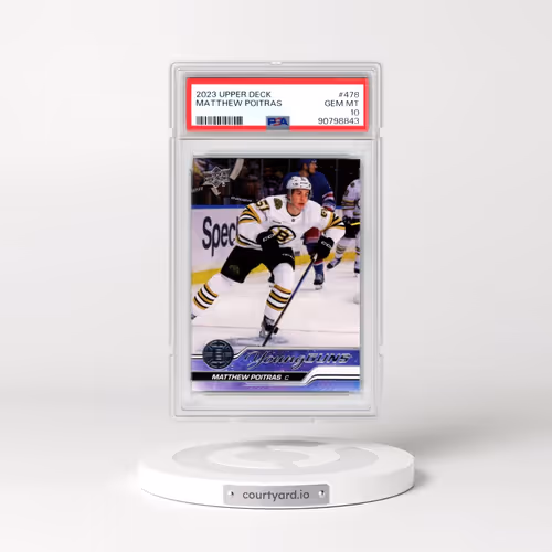2023 Upper Deck #478 Matthew Poitras (PSA 10 GEM MINT)