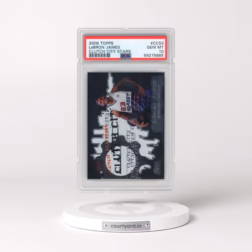 2006 Topps Clutch City Stars #CCS3 LeBron James (PSA 10 GEM MINT)