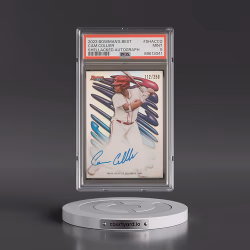 2023 Bowman's Best Shellacked Autographs #SHACCO Cam Collier (PSA 9 MINT)
