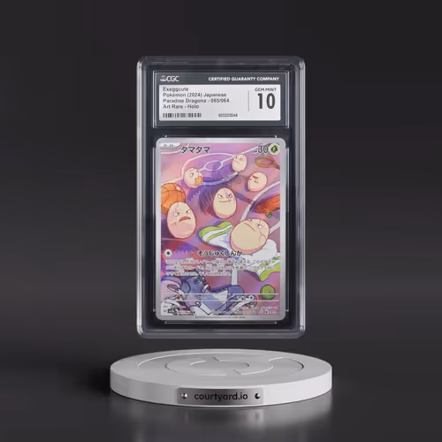 2024 Pokémon Sv7a-Paradise Dragona #065 Exeggcute - Art Rare (CGC 10 GEM MINT)
