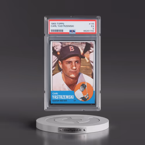 1963 Topps #115 Carl Yastrzemski (PSA 5 EX)