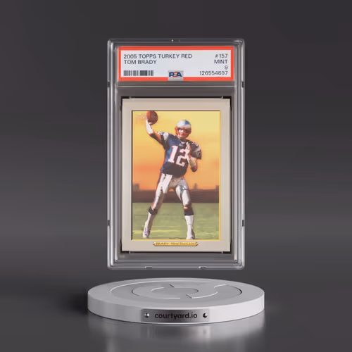 2005 Topps Turkey Red #157 Tom Brady (PSA 9 MINT)