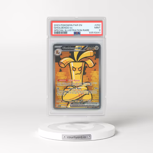 2023 Pokémon Par EN-Paradox Rift #252 Gholdengo EX - Holo Special Illustration Rare (PSA 9 MINT)