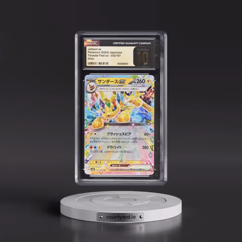 2024 Pokémon Sv8a-Terastal Fest EX #052 Jolteon EX - Holo (CGC 10 PRISTINE)