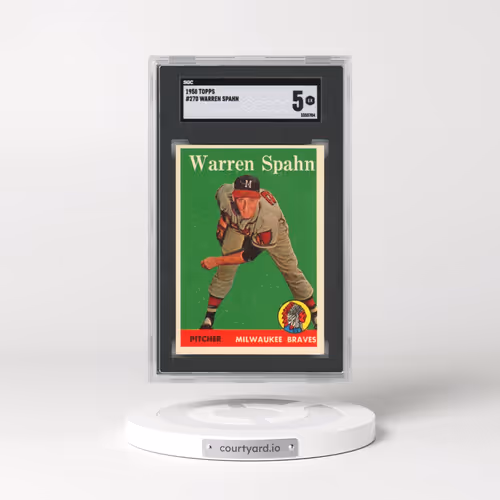 1958 Topps #270 Warren Spahn (SGC 5 EX)