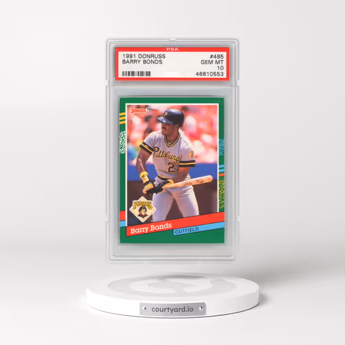 1991 Donruss #495 Barry Bonds (PSA 10 GEM MINT)