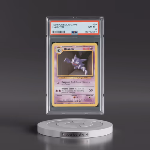 1999 Pokémon Game #29 Haunter (PSA 8 NM-MT)
