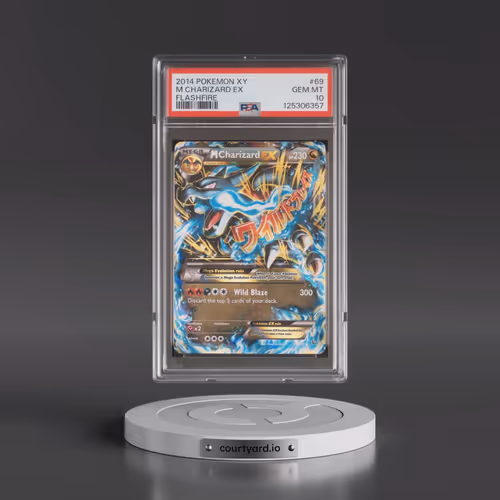 2014 Pokémon XY Flashfire #69 M Charizard EX - Holo (PSA 10 GEM MINT)