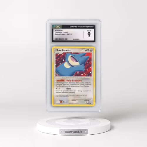 2009 Rising Rivals #69/111 Munchlax (CGC 9 MINT)