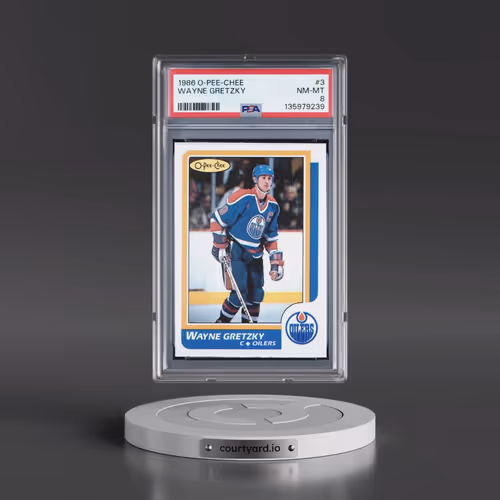1986 O-Pee-Chee #3 Wayne Gretzky (PSA 8 NM-MT)