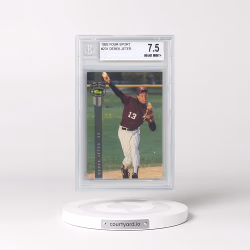 1992 Classic 4 Sport #231 Derek Jeter (BGS 7.5 NM+)
