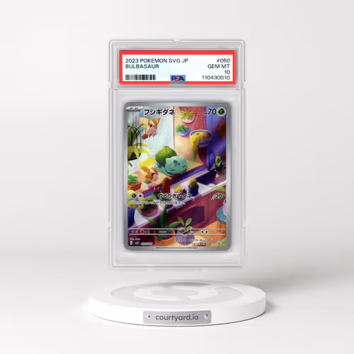 2023 Pokémon Svg-Venusaur & Charizard & Blastoise Special Deck Set EX #050 Bulbasaur (PSA 10 GEM MINT)