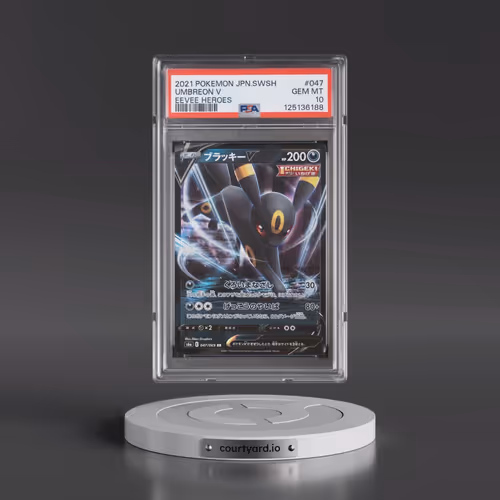 2021 Pokémon Sword & Shield Eevee Heroes #047 Umbreon V - Holo (PSA 10 GEM MINT)