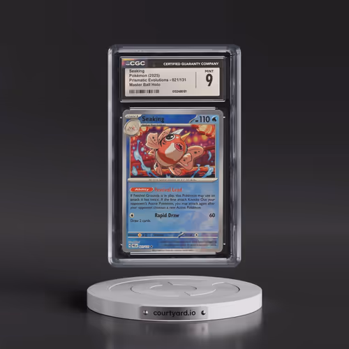 2024 Prismatic Evolutions - PRE EN #021/131 Seaking - Master Ball Holo (CGC 9 MINT)