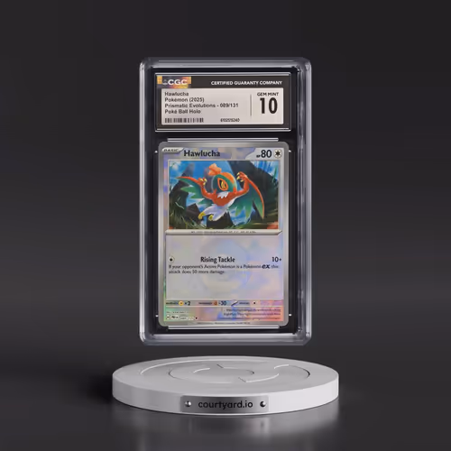2024 Prismatic Evolutions - PRE EN #089/131 Hawlucha - Poké Ball Holo (CGC 10 GEM MINT)
