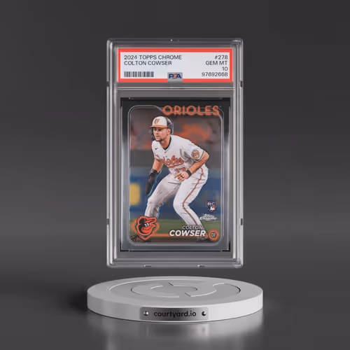 2024 Topps Chrome #278 Colton Cowser (PSA 10 GEM MINT)