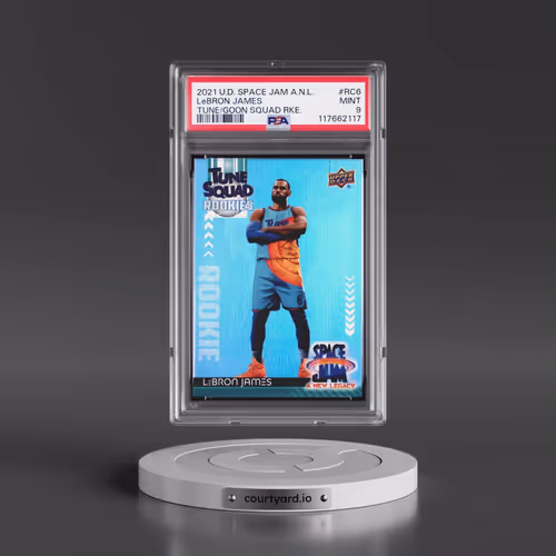 2021 Upper Deck Space Jam A New Legacy Tune/Goon Squad Rookies #RC6 LeBron James (PSA 9 MINT)