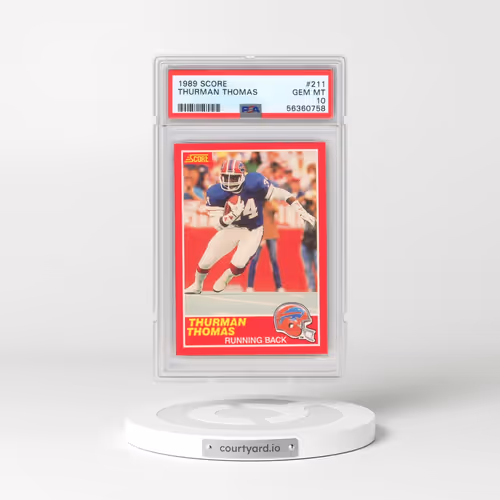 1989 Score #211 Thurman Thomas (PSA 10 GEM MINT)