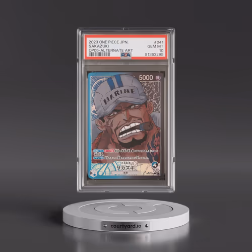 2023 One Piece Japanese Awakening of the New Era #041 Sakazuki - Alternate Art (PSA 10 GEM MINT)