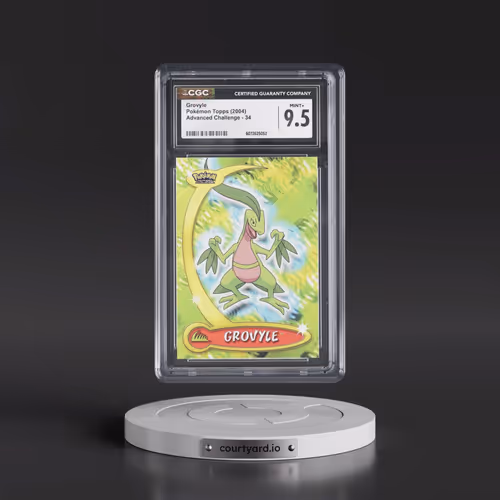 2004 Advanced Challenge #34 Grovyle (CGC 9.5 MINT+)