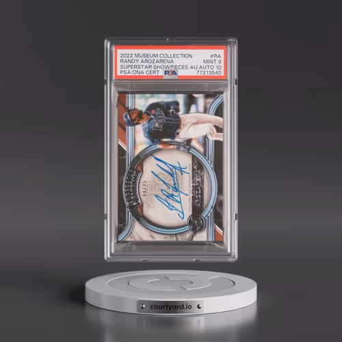 2022 Topps Museum Collection Superstar Showpieces Autographs #RA Randy Arozarena (PSA 9 MINT)