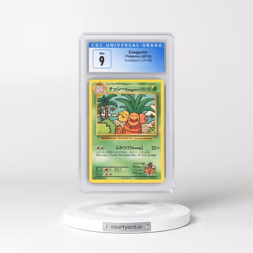 2016 Evolutions #109/108 Exeggutor (CGC 9 MINT)