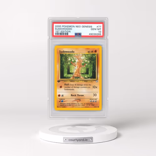 2000 Pokémon Neo Genesis #77 Sudowoodo - 1st Edition (PSA 10 GEM MINT)