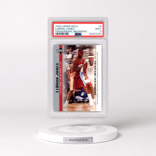 2003 Upper Deck Lebron James Phenomenal Beginnings #9 LeBron James (PSA 9 MINT)