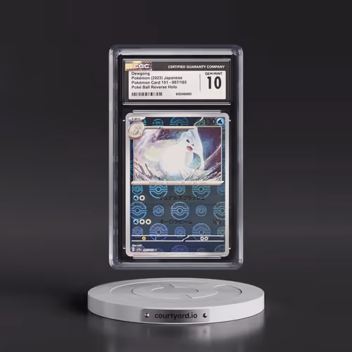 2023 Pokémon Card 151 #087/165 Dewgong - Reverse Holo Poké Ball (CGC 10 GEM MINT)