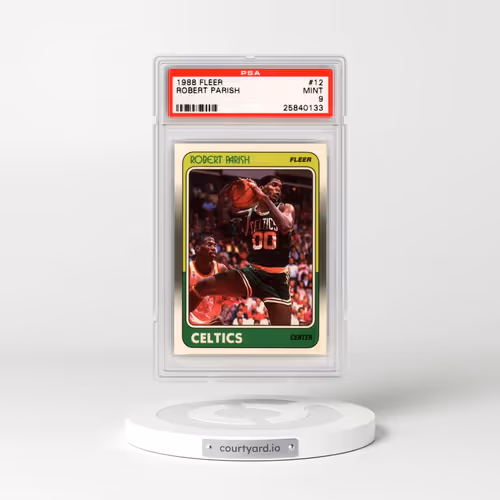 1988 Fleer #12 Robert Parish (PSA 9 MINT)