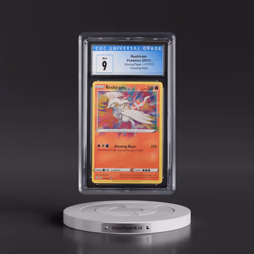 2021 Shining Fates #017/072 Reshiram - Amazing Rare Holo (CGC 9 MINT)