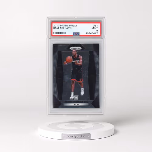2017 Panini Prizm #51 Bam Adebayo (PSA 9 MINT)