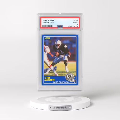 1989 Score #86 Tim Brown (PSA 9 MINT)