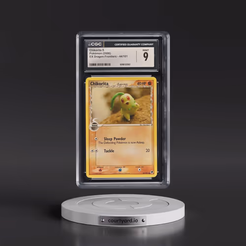 2006 EX Dragon Frontiers #44/101 Chikorita δ (CGC 9 MINT)