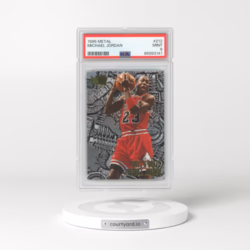 1995 Metal #212 Michael Jordan (PSA 9 MINT)