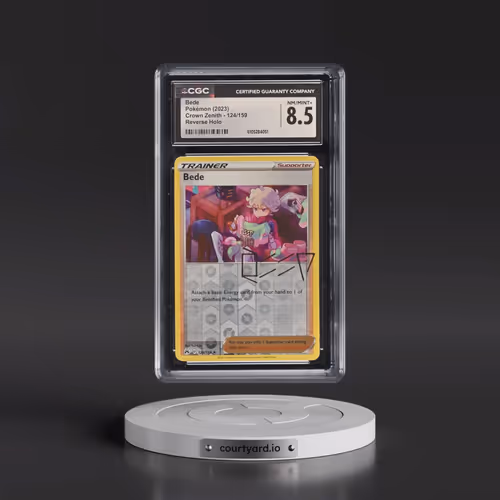 2023 Crown Zenith #124/159 Bede - Reverse Holo (CGC 8.5 NM-MT+)