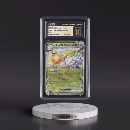 2023 Shiny Treasure ex #023/190 Espathra ex - Holo (CGC 10 PRISTINE)