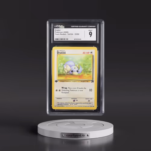2000 Team Rocket #53/82 Dratini - 1st Edition 1st Edition (CGC 9 MINT)