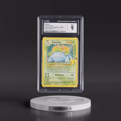 2021 Celebrations - Classic Collection #15/102 Venusaur - Base Set Holo (CGC 9 MINT)