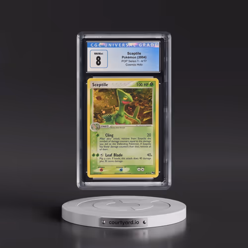 2004 POP Series 1 #4/17 Sceptile - Unseen Forces 3-Pack Blister (Cosmos Holo) (CGC 8 NM-MT)