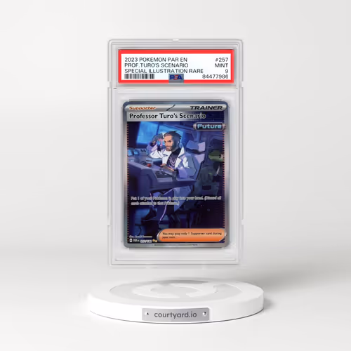 2023 Pokémon Par EN-Paradox Rift #257 Professor Turo's Scenario - Special Illustration Rare (PSA 9 MINT)