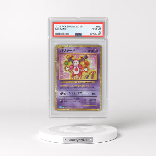 2023 Pokémon Clk-Trading Card Game Classic Blastoise & Suicune EX Deck #013 Mr. Mime (PSA 10 GEM MINT)