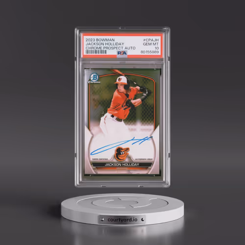 2023 Bowman Chrome Prospect Autographs #CPAJH Jackson Holliday (PSA 10 GEM MINT)