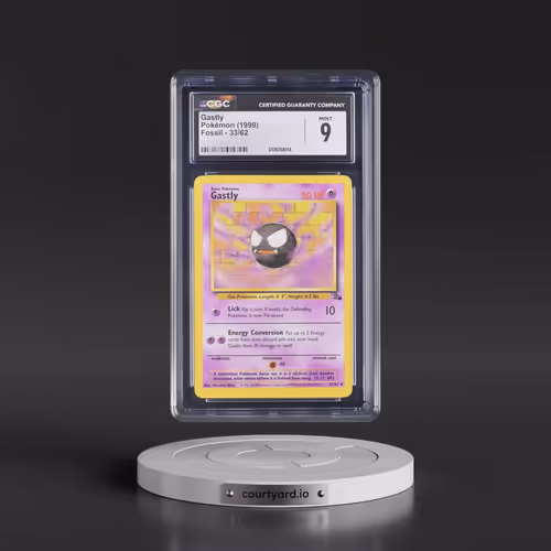1999 Fossil #33/62 Gastly (CGC 9 MINT)