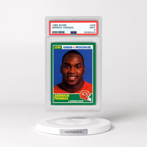 1989 Score #258 Derrick Thomas (PSA 9 MINT)