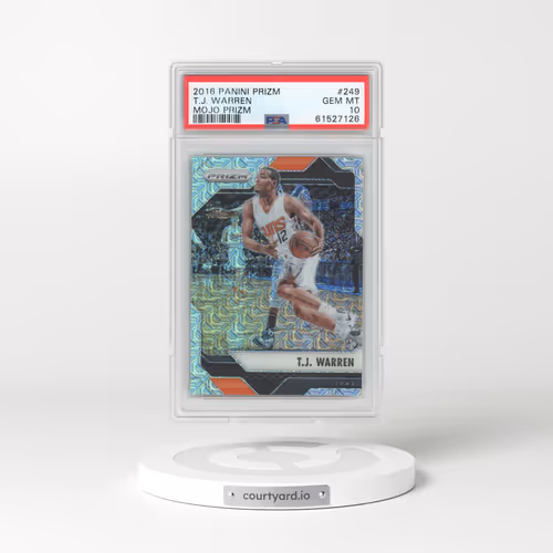 2016 Panini Prizm #249 T.J. Warren - Mojo Prizm (PSA 10 GEM MINT)